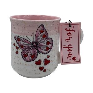 Sheffield Home Butterflies & Hearts Coffee Mug